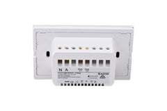 Touch Light Switch 2 Gang - Frost White