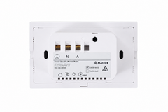 Touch Power Socket GPO - Frost White