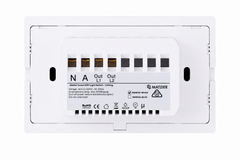 Smart Matter WiFi Light Switch 2 Gang - Frost White (RGB Backlit Buttons)
