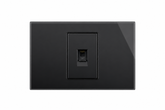 RJ11 Telephone Wall Socket - Shadow Black