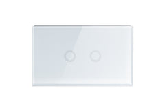 Smart Touch Zigbee Light Switch 2 Gang - Frost White