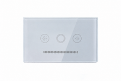 Smart WiFi Dimmer Switch | Smart Switch – Frost White (RGB Backlit)