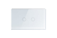 Smart Touch Zigbee Light Switch 2 Gang - Frost White - Matzier
