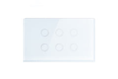 Smart Wifi Light Switch 6 Gang - Frost White - Matzier