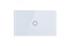Smart Matter WiFi Light Switch 1 Gang - Frost White  (RGB Backlit Buttons)