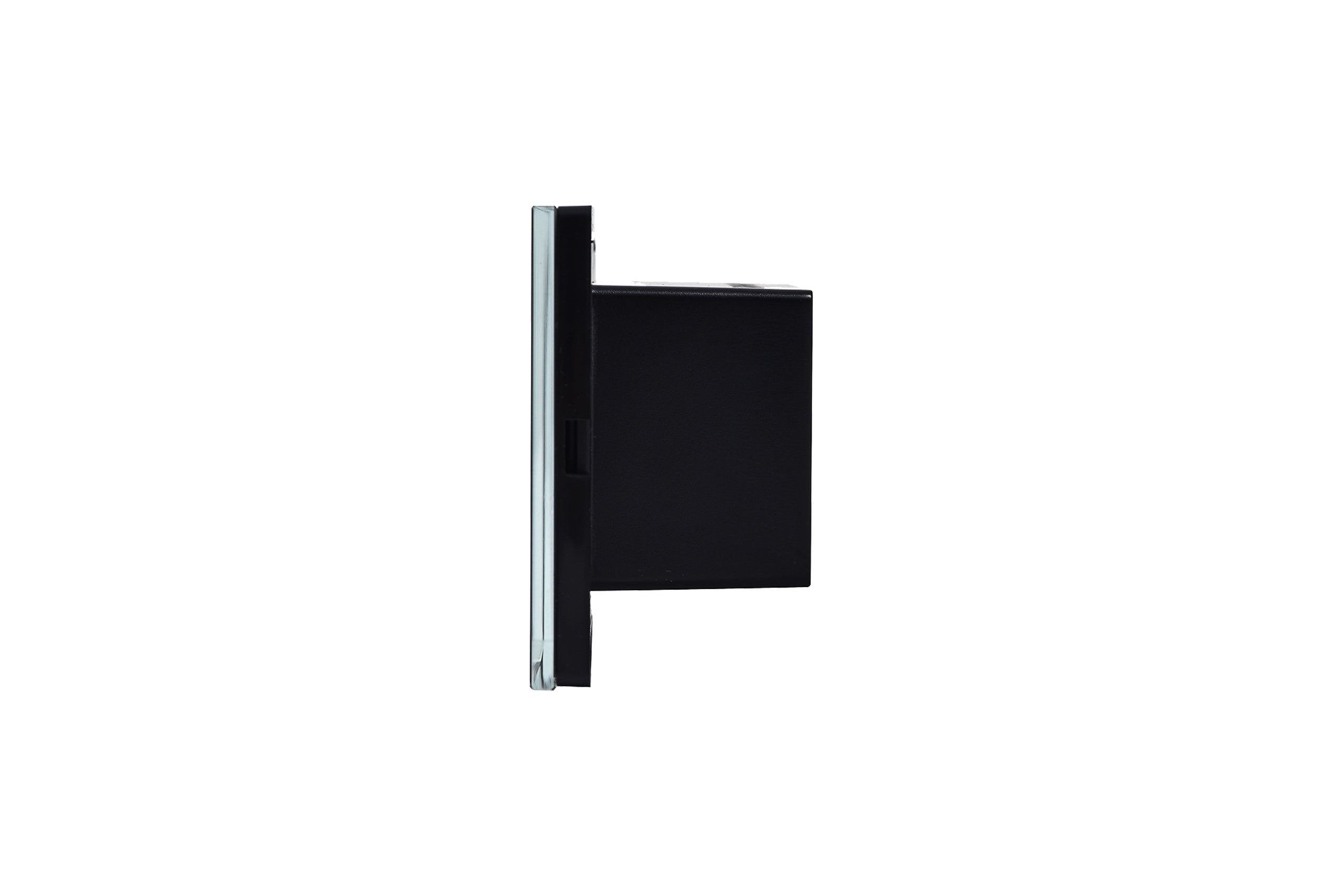 Smart Wifi Light Switch 2 Gang - Shadow Black