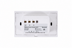 Zigbee Power Socket GPO - Frost White (RGB Backlit Buttons)