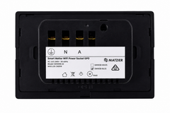 Smart Matter WiFi Power Socket GPO - Shadow Black (RGB Backlit Buttons)