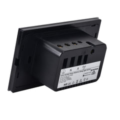 Smart WiFi Power Wall Socket GPO with 1 Gang Light Switch - Shadow Black