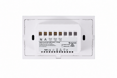 Smart Matter WiFi Light Switch 3 Gang - Frost White (RGB Backlit Buttons)