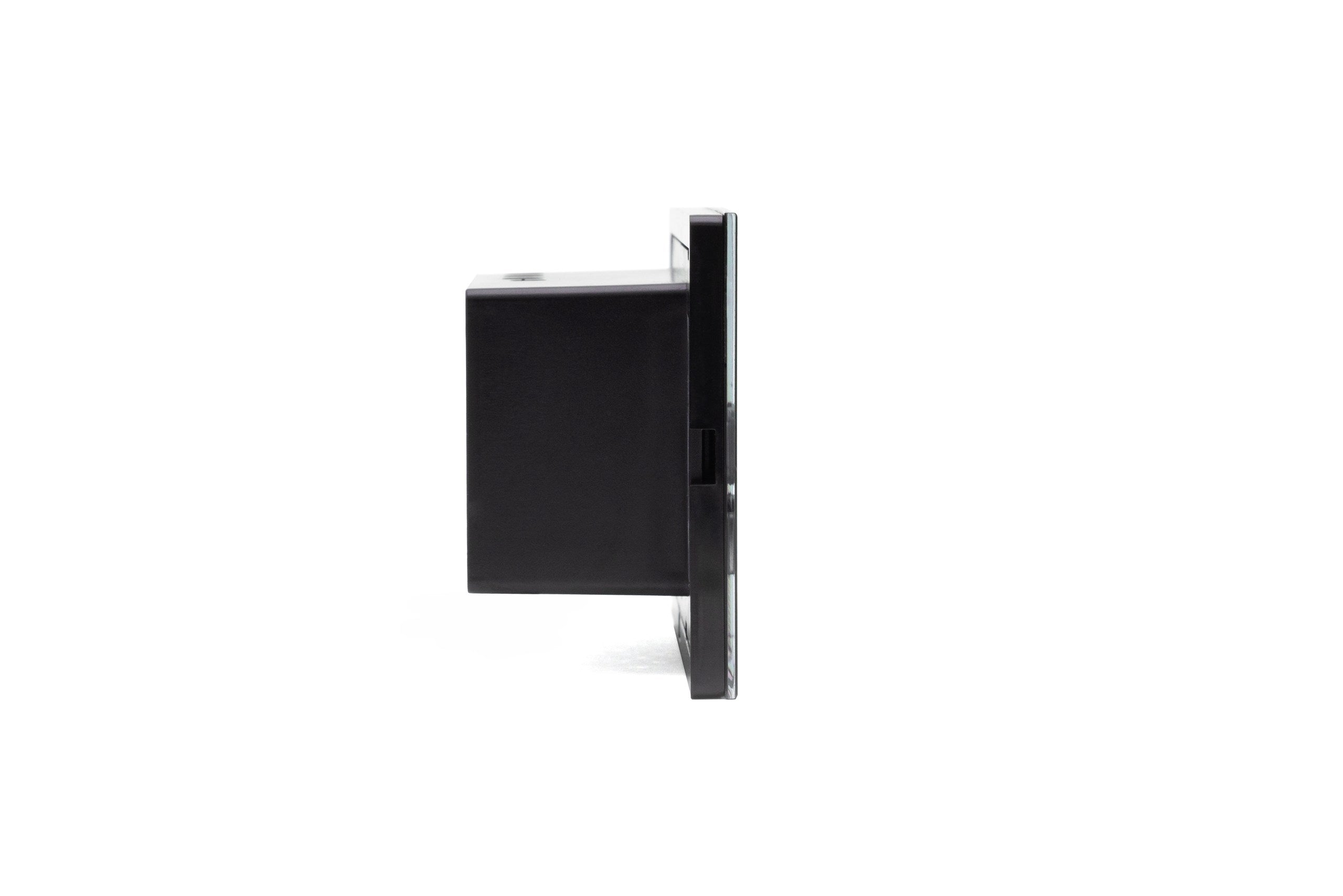 Smart WiFi Power Wall Socket GPO with 1 Gang Light Switch - Shadow Black