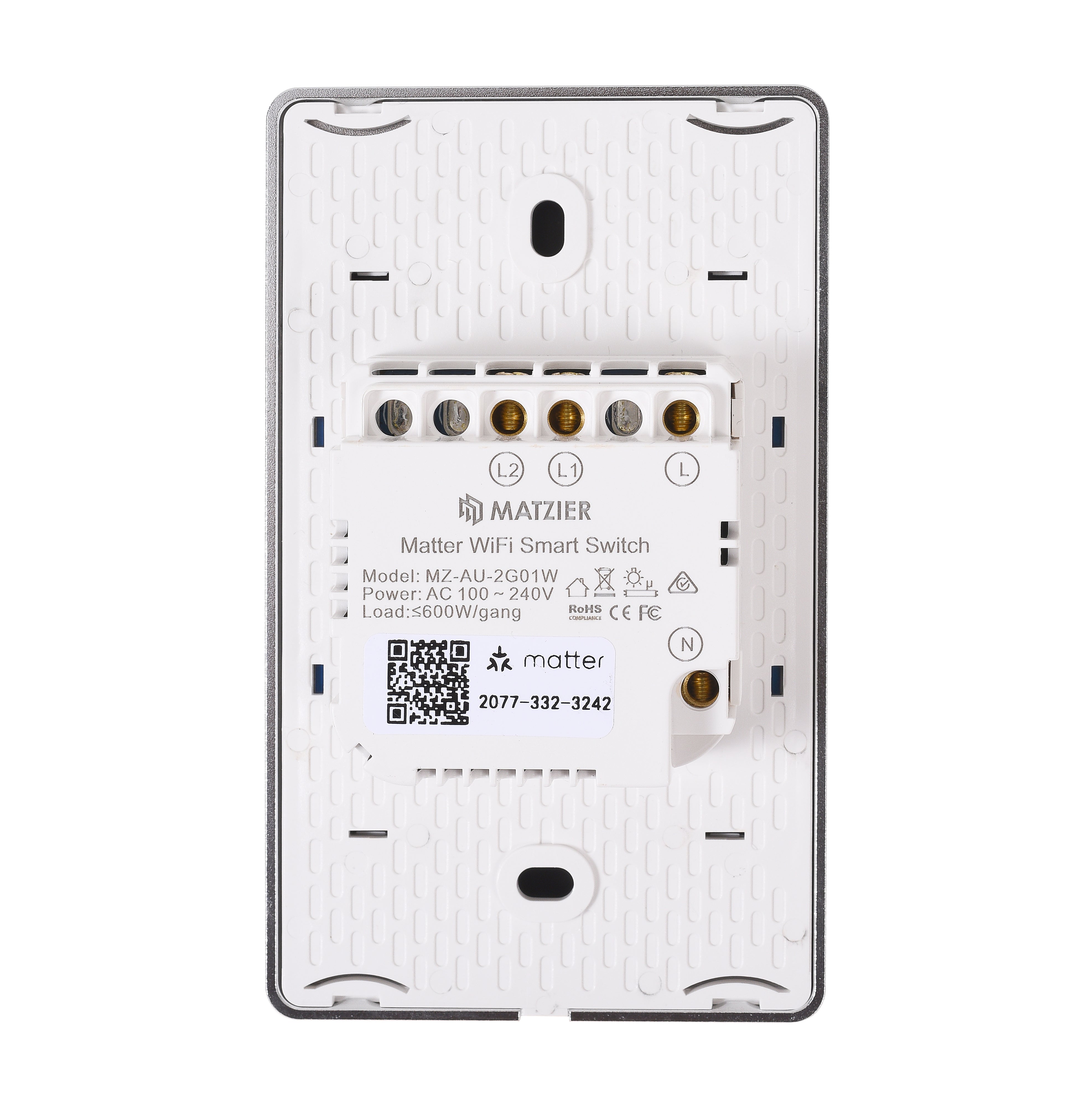 Matzier - 2 Gang Matter Home Switch - Matzier