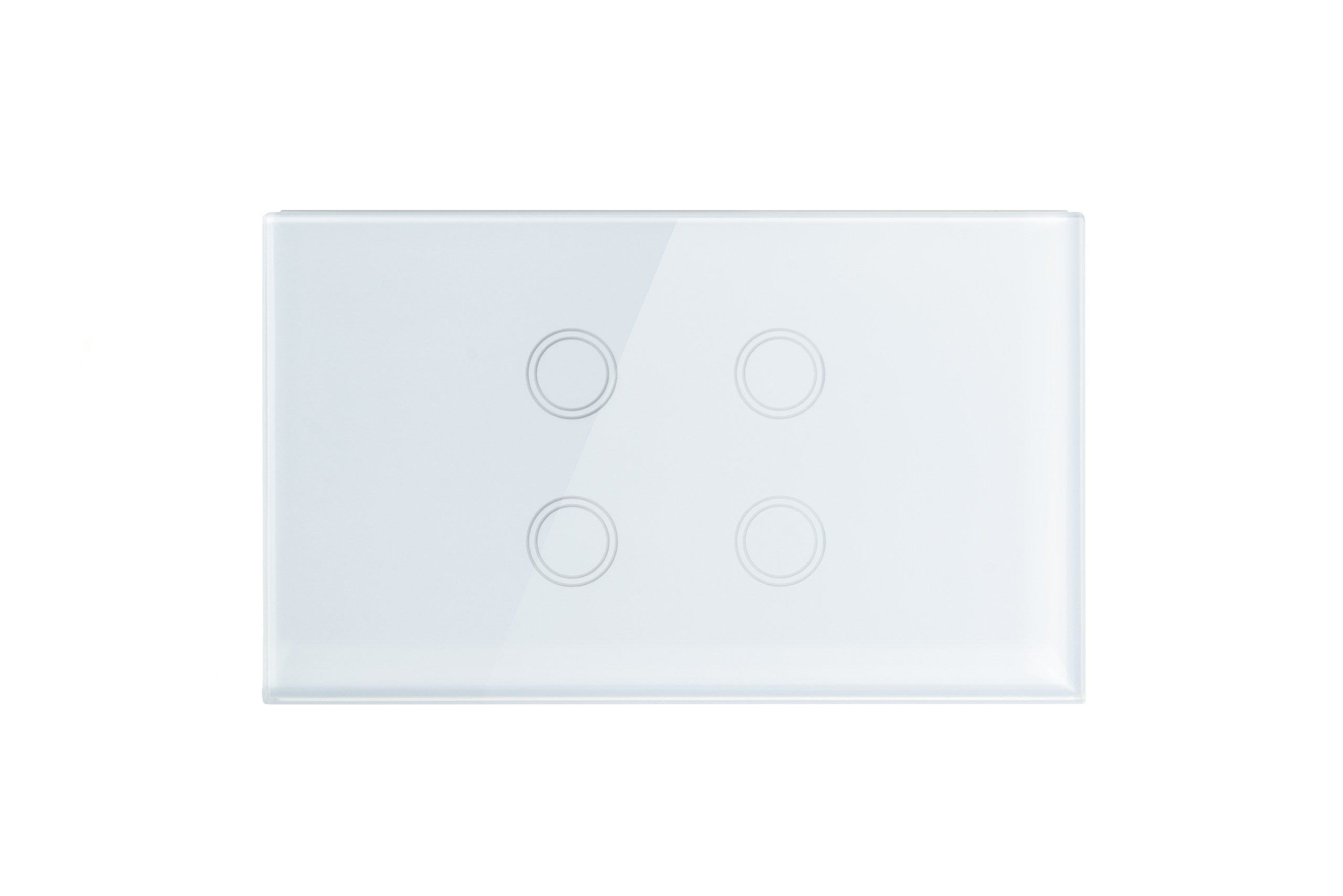 Smart Touch Zigbee Light Switch 4 Gang - Frost White - Matzier