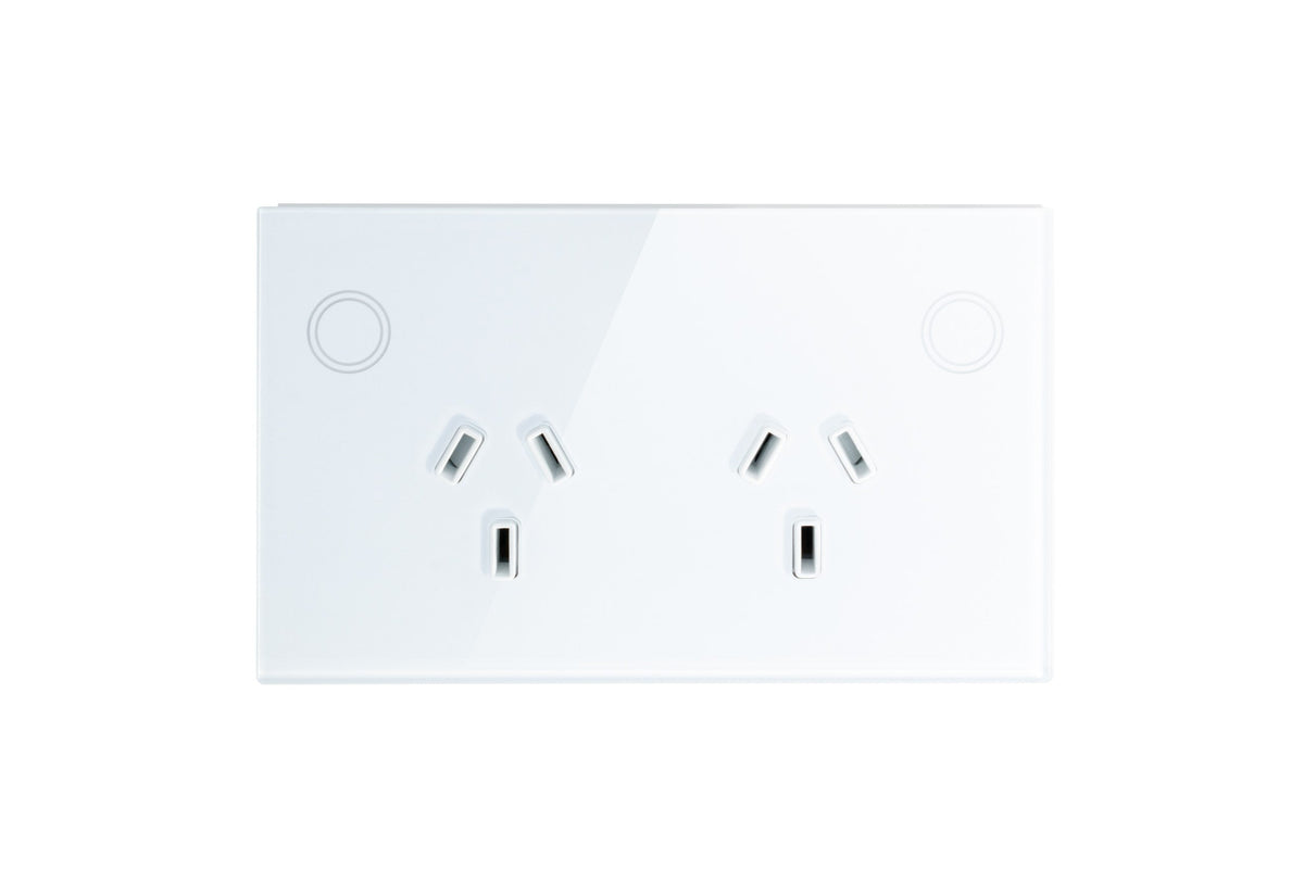 Touch Power Socket GPO - Frost White - Matzier